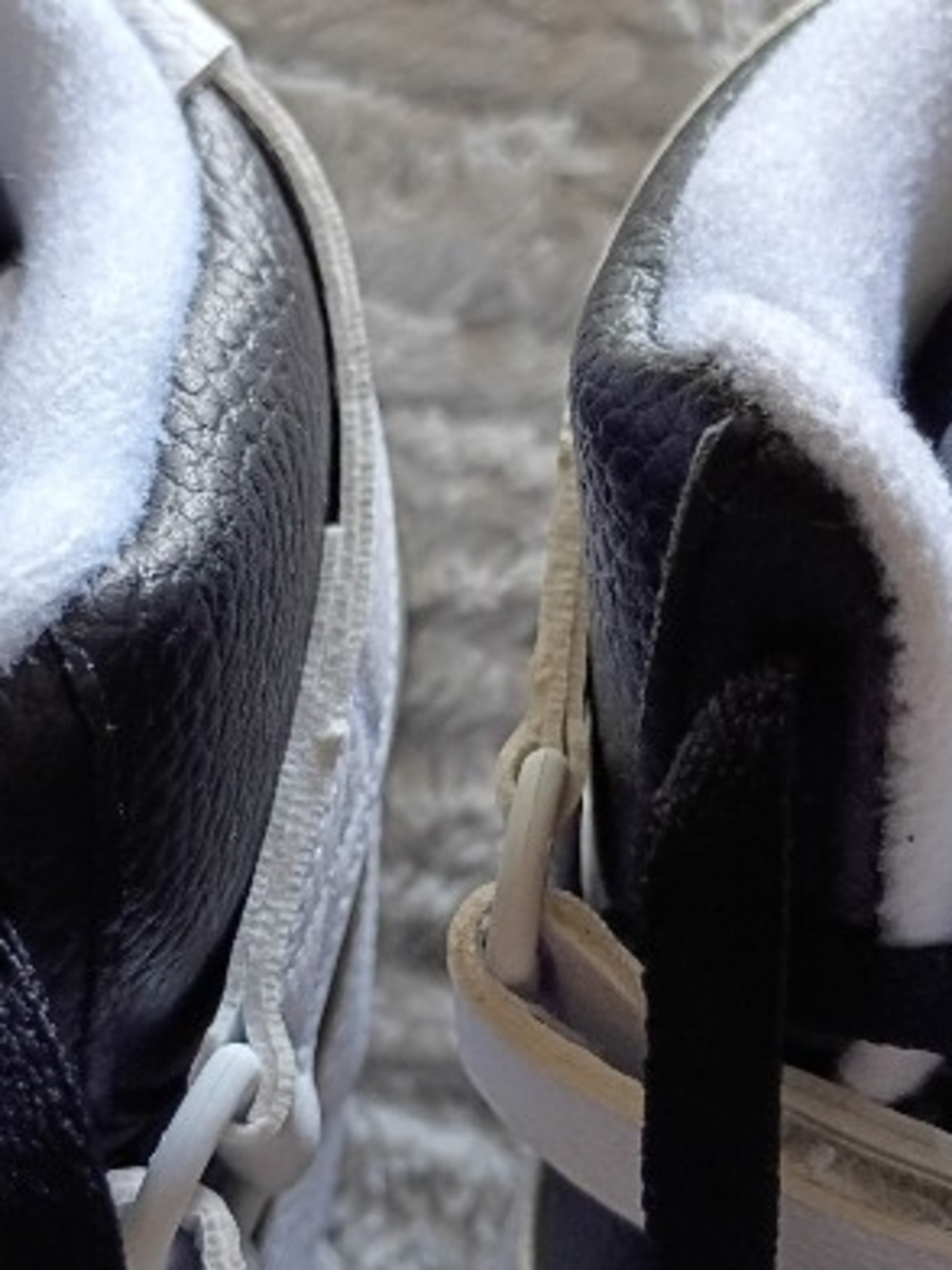 Nike Men’s Black and White High-Top Athletic Sneakers - Picture 9 of 11
